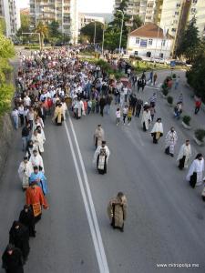 10. мај 2009, Тиват; Литија с моштима Светих мученика Превлачких